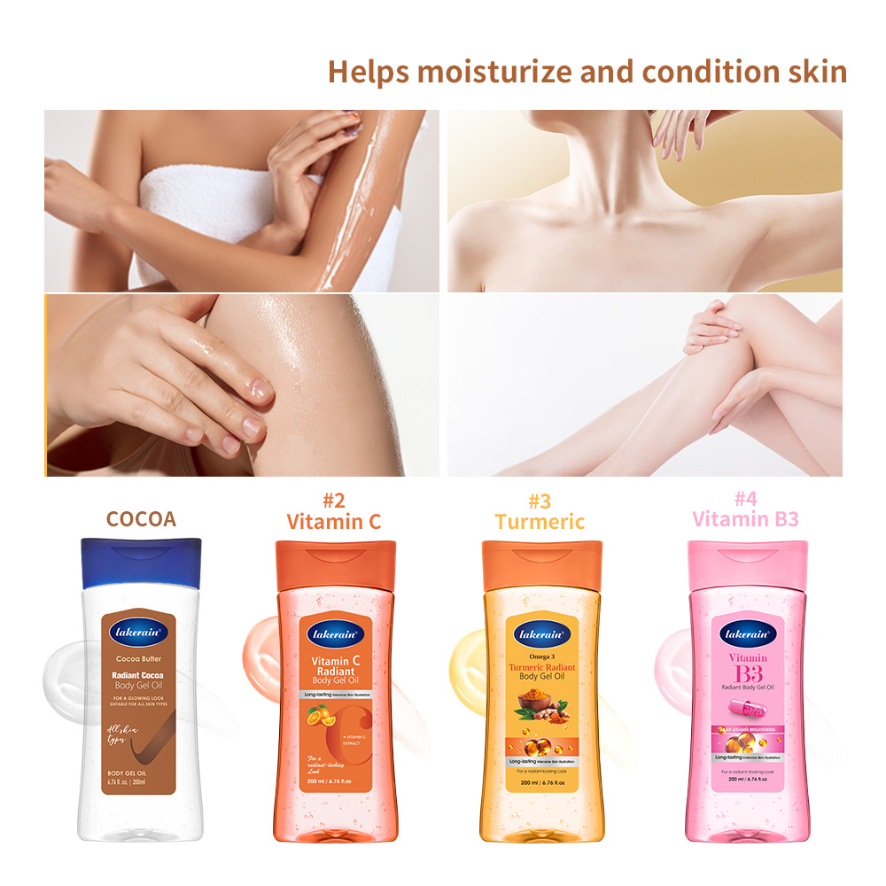 Skincare Glow Glowing - Huile-Gel Corporelle Éclatante à la Vitamine