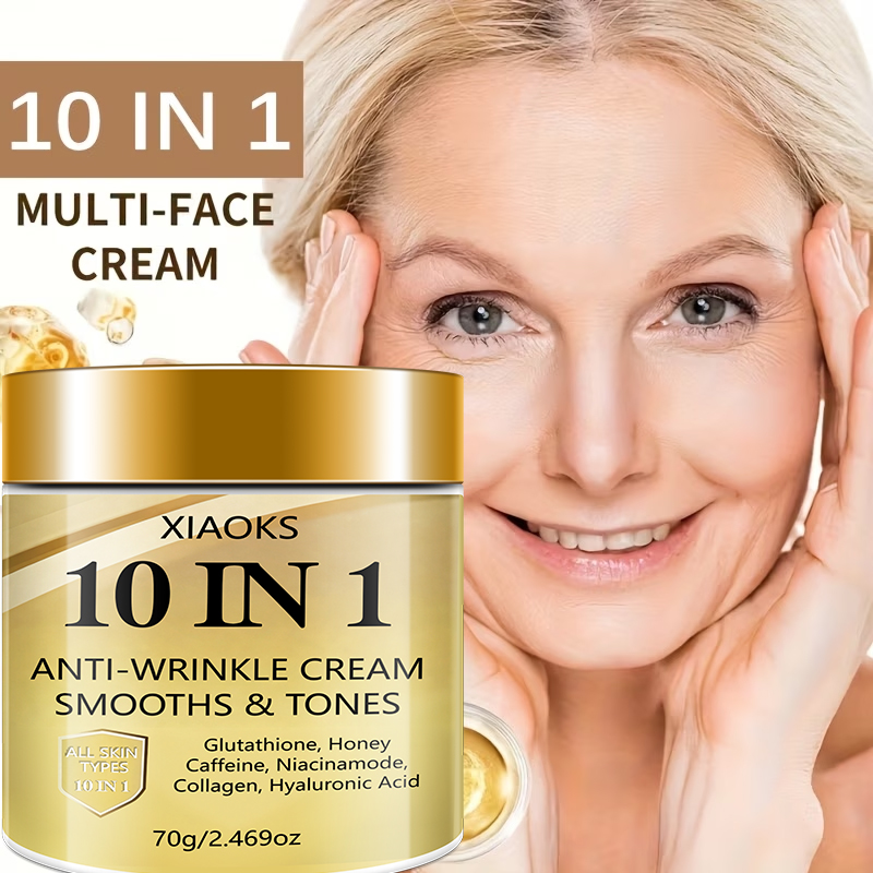 Skincare Glow Glowing - Crème raffermissante et liftante instantanée 10-en-1,