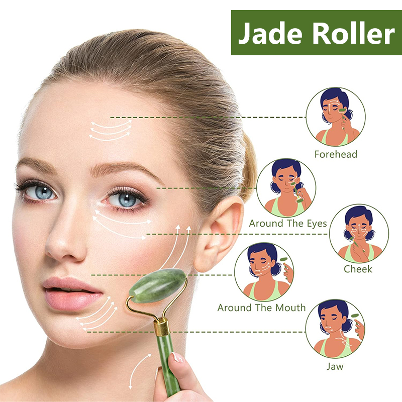 Rouleau de Jade naturel pour l - Skincare Natur E avis et prix