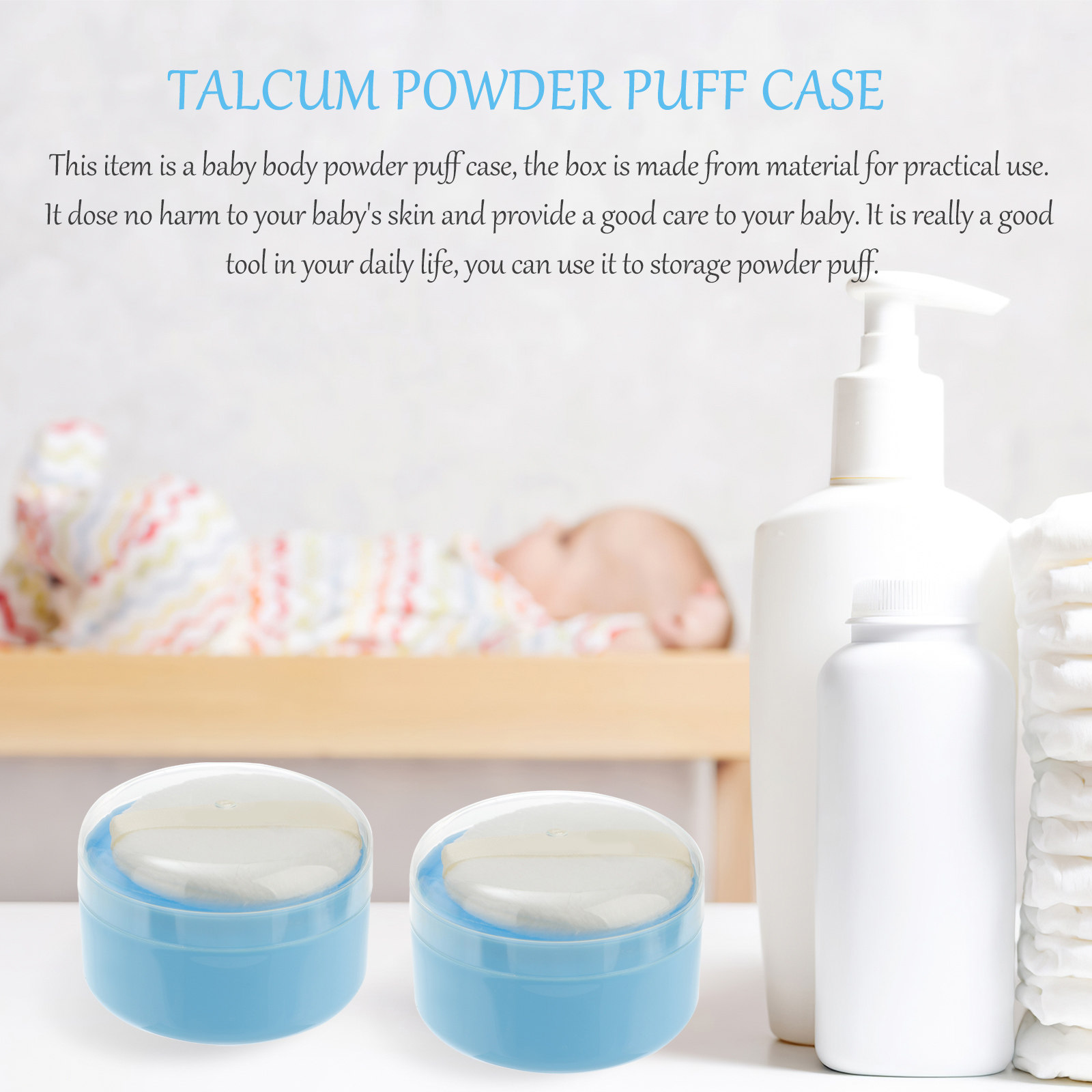 Boîte à poudre pour bébé, 2 pi - Skincare Newborn avis et prix